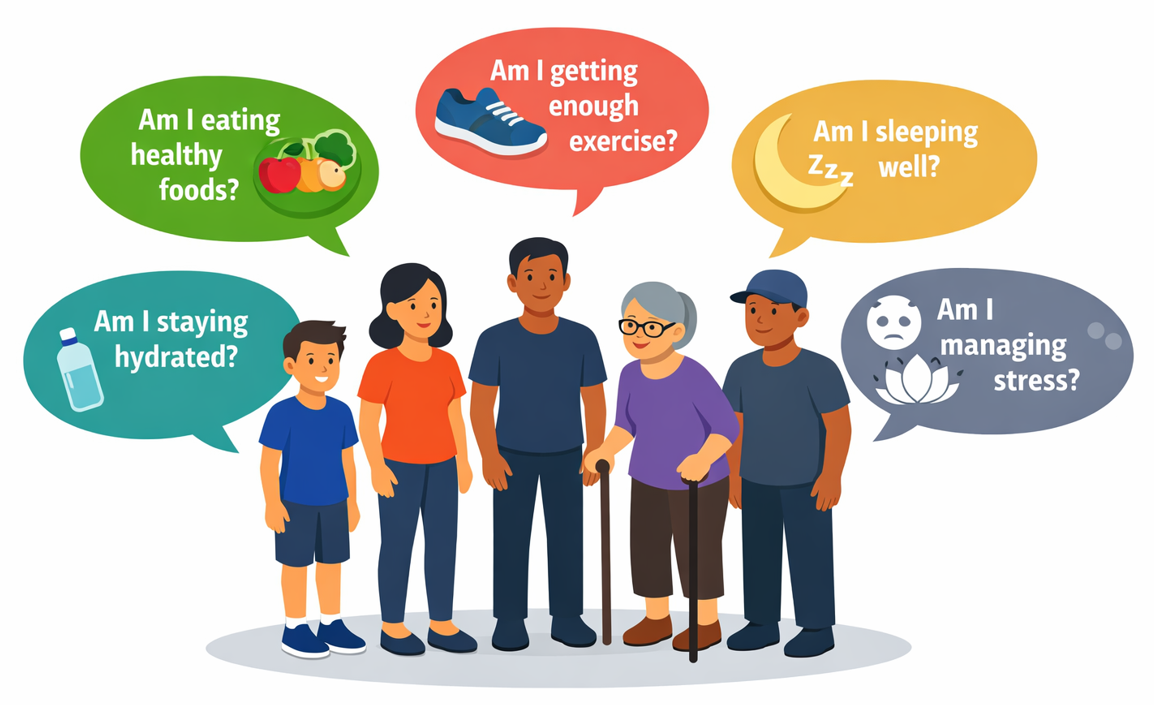 Illustration of people asking questions